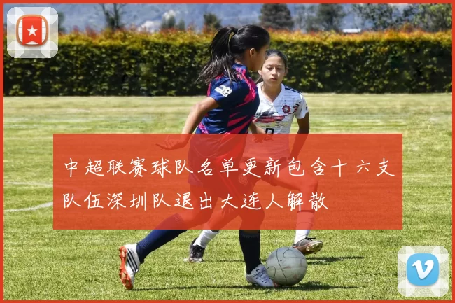 中超联赛球队名单更新包含十六支队伍深圳队退出大连人解散